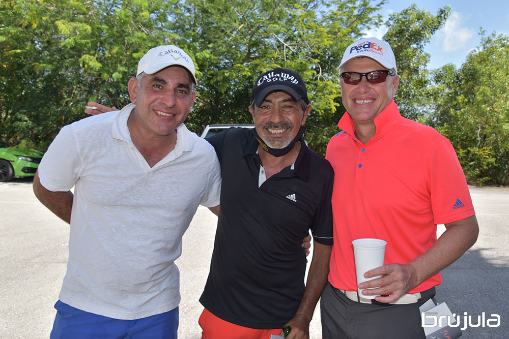 René Zujur, Fernando Mojica y Carlos Saucedo