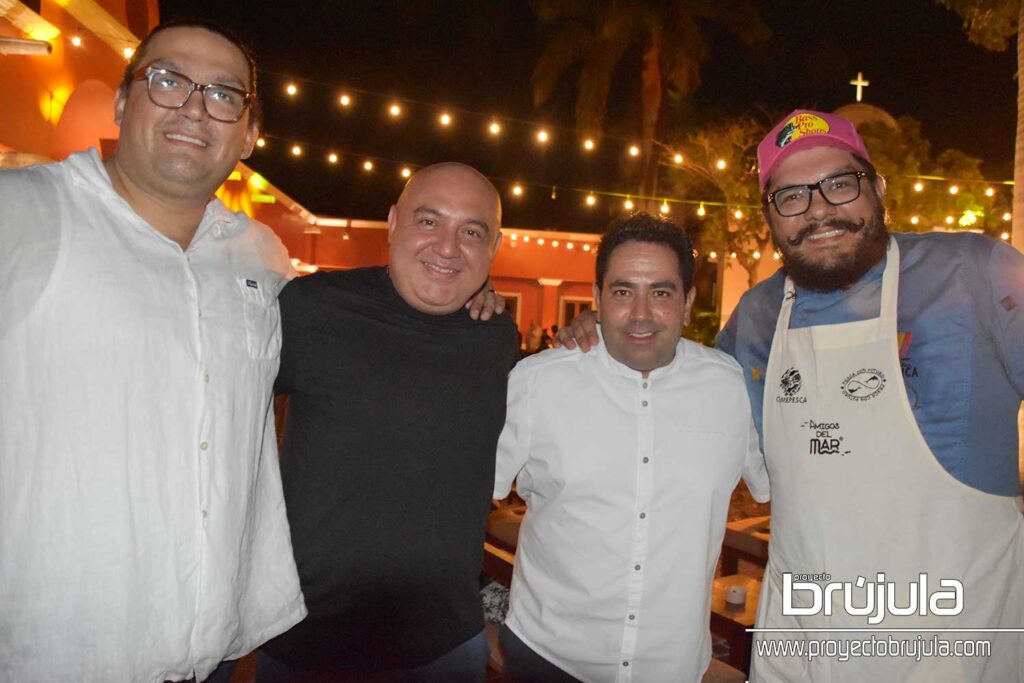 7 SALIM PACHECO, LUIS ARZáPALO, ADRIáN PEREGRINA Y CHEF BEZA