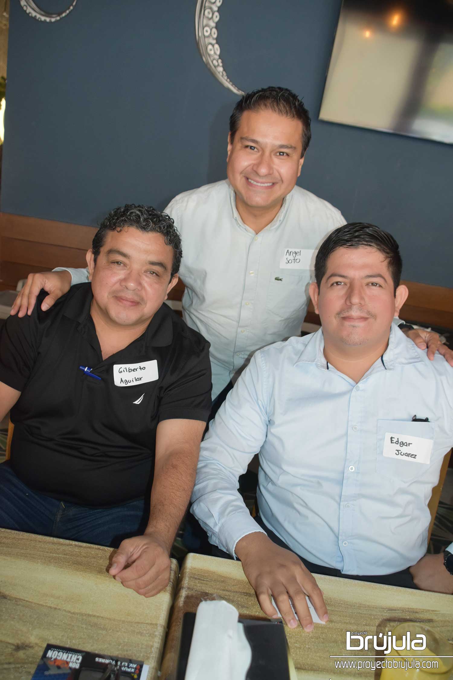 7 ANGEL SOTO, GILBERTO AGUILAR Y EDGAR JUáREZ